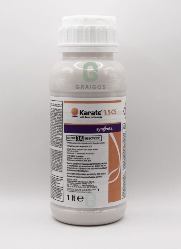 Syngenta Karate® 1.5 SC 1 L – Εντομοκτόνο με Lambda‑Cyhalothrin 1.5% (CS)